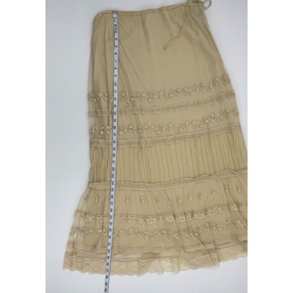 April Cornell Lace Embroidered Maxi Skirt With Matching Top Vintage Inspired - Picture 15 of 16
